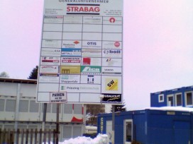 Bautafeln in allen gngigen Hhen und Breiten