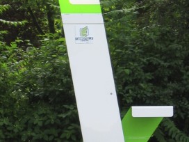 Elektrotankstelle in Krnten, teilbeleuchtet