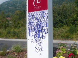 Pylon, gefertigt in AL-Vario Bauweise