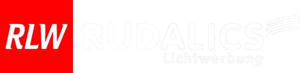 Lichtwerbung Leuchtschrift Rudalic